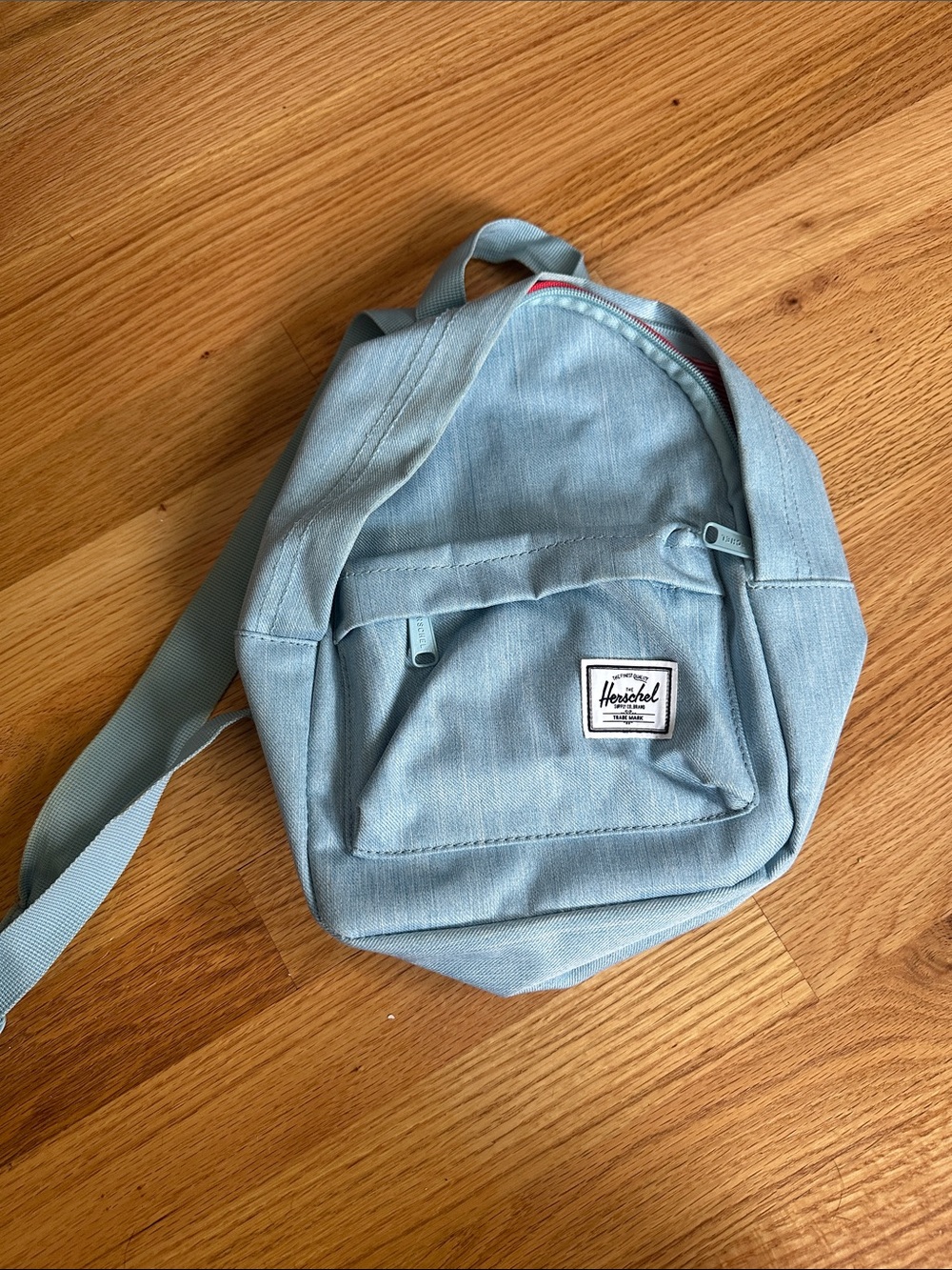 Mini Herschel Supply Company Light Blue Belt/Crossbody Sling Bag